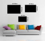 Wallity Pintura de Vidrio Templado Decorativo Multicolor 46 x 72 cm